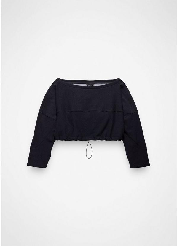 Sacred Space Cinched Crop, Color: Black Heather, image 6