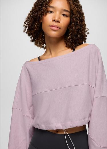 Sacred Space Cinched Crop, Color: Luminous Heather, image 3