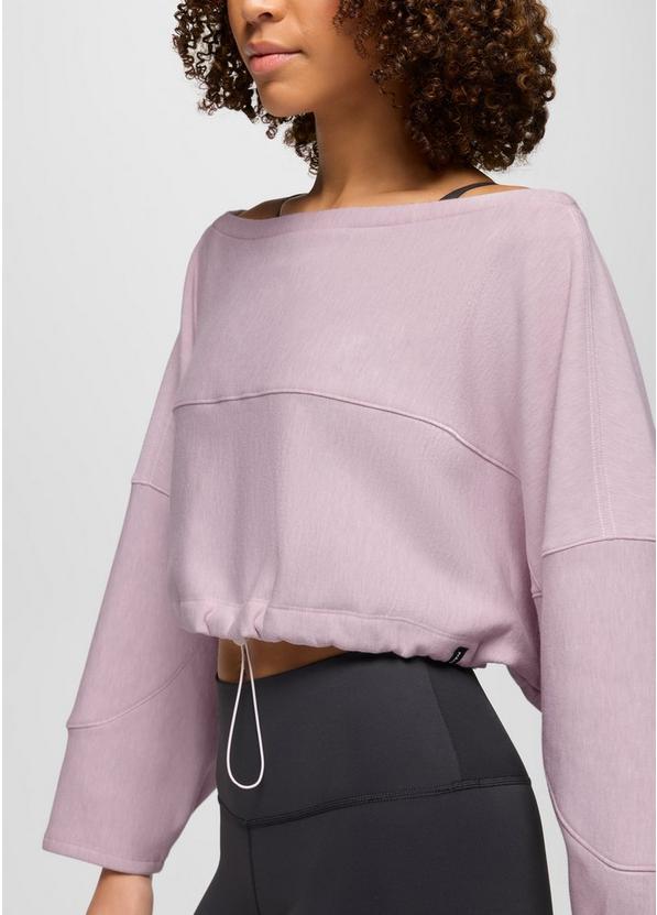 Sacred Space Cinched Crop, Color: Luminous Heather, image 4