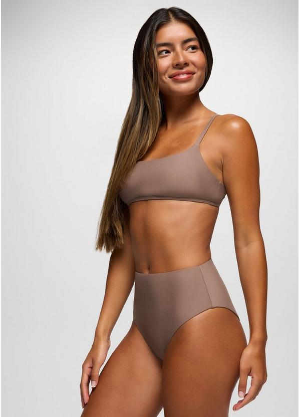 Lahari High Rise Swim Bottom, Color: Carob, image 2