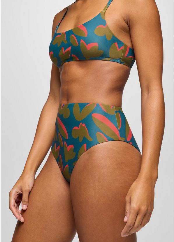 Lahari High Rise Swim Bottom, Color: Catalina Indo Disco, image 6