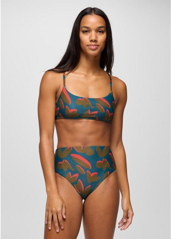 Lahari High Rise Swim Bottom, Color: Catalina Indo Disco, image 2