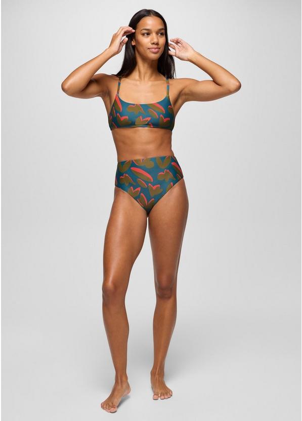Lahari High Rise Swim Bottom, Color: Catalina Indo Disco, image 8