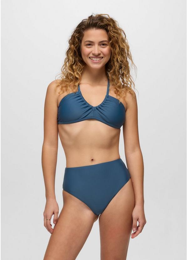 Lahari High Rise Swim Bottom, Color: Bluff Blue, image 4
