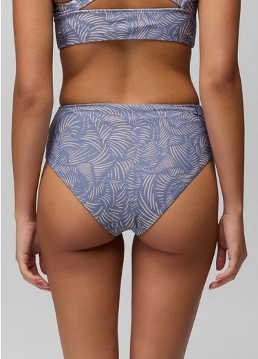Lahari High Rise Swim Bottom, Color: Taro Currents, image 11