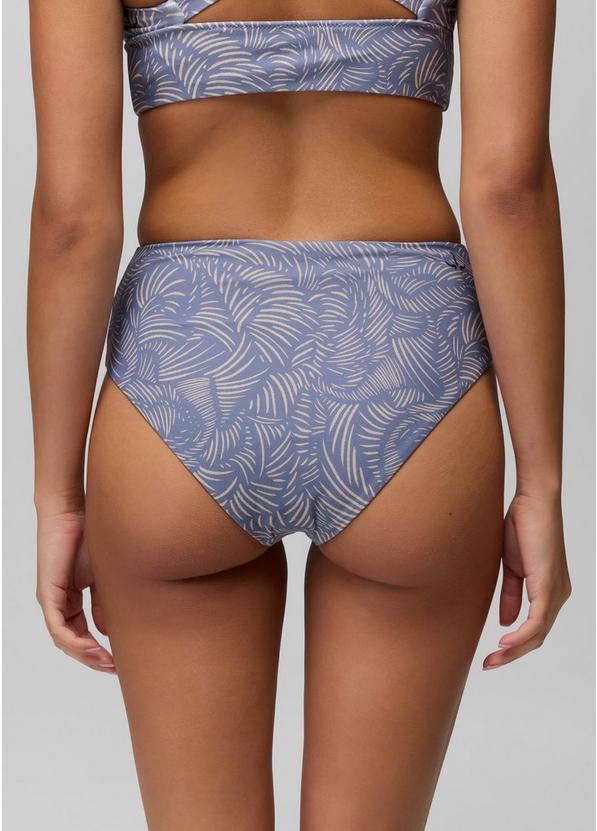 Lahari High Rise Swim Bottom, Color: Taro Currents, image 3