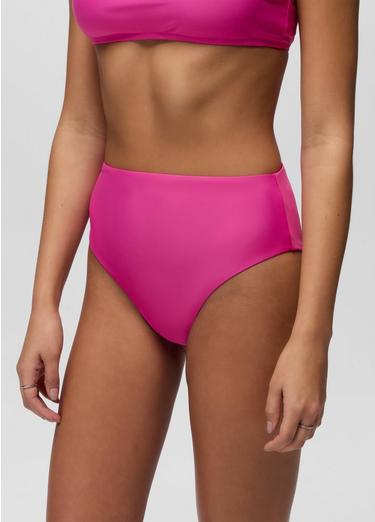 Lahari High Rise Swim Bottom, Color: Berry Beam, image 2