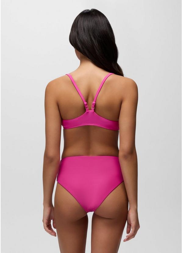 Lahari High Rise Swim Bottom, Color: Berry Beam, image 4