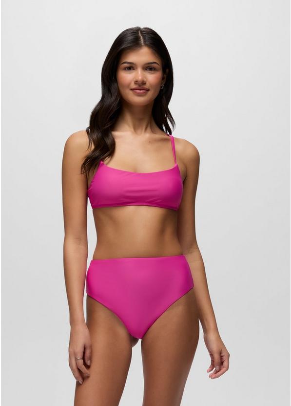 Lahari High Rise Swim Bottom, Color: Berry Beam, image 5