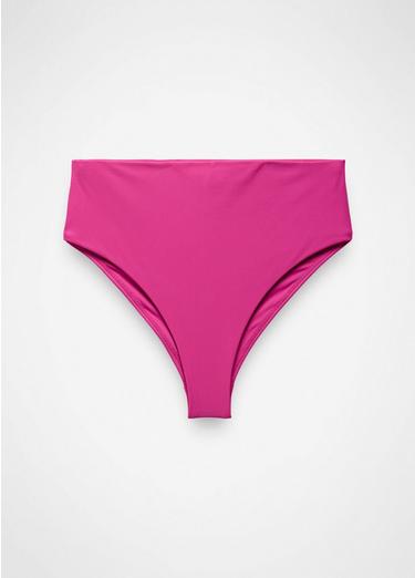 Lahari High Rise Swim Bottom, Color: Berry Beam, image 1