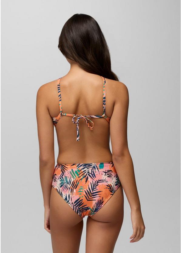 Lahari High Rise Swim Bottom, Color: Papaya Island Fever, image 4
