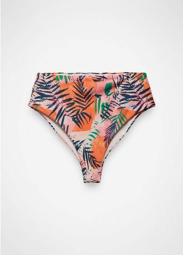 Lahari High Rise Swim Bottom, Color: Papaya Island Fever, image 13