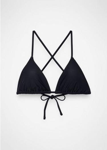 Hana Highway Triangle Swim Top, Color: Black, image 1