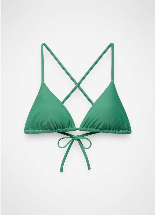 Hana Highway Triangle Swim Top, Color: Jade, image 1