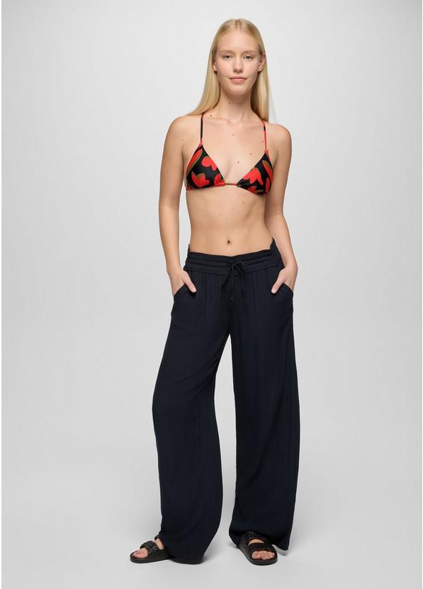 Hana Highway Triangle Swim Top, Color: Rose Fire Indo Disco, image 6