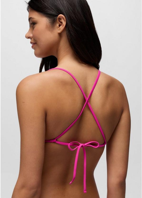 Hana Highway Triangle Swim Top, Color: Berry Beam, image 3