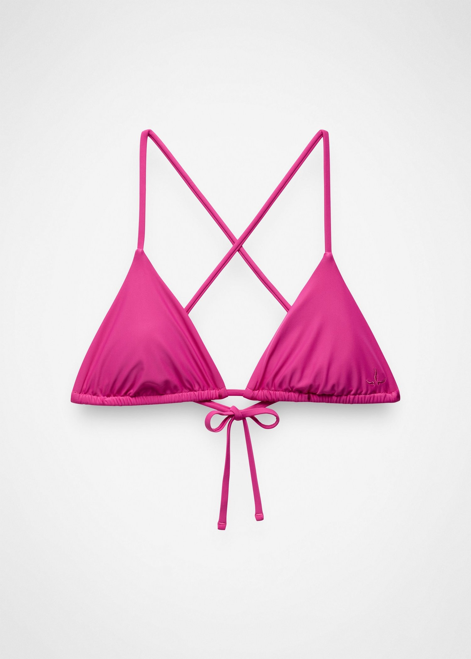 Womens prAna Hana Highway Triangle Swim Top - Berry Beam