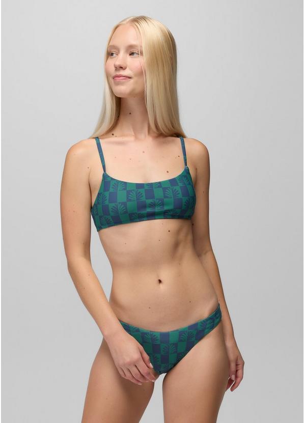 Lahari Swim Top, Color: Bluff Blue Checker, image 5