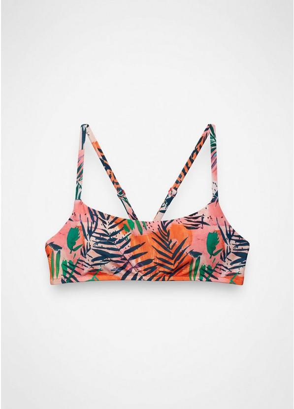 Lahari Swim Top, Color: Papaya Island Fever, image 1