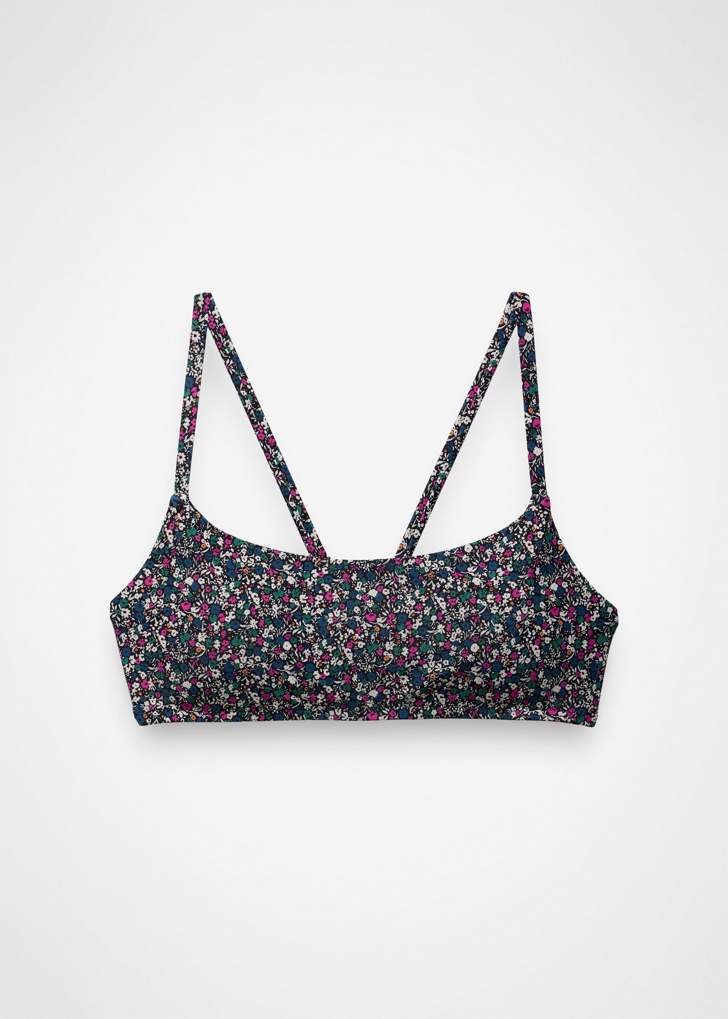 Womens prAna Lahari Swim Top - Multi-Blossom