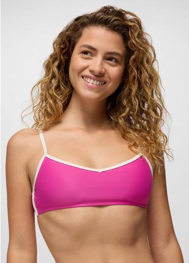 Tropic Kiss Swim Top, Color: Berry Beam, image 2