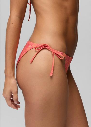 Hana Highway Swim Bottom, Color: Guava Pop Checker, image 10