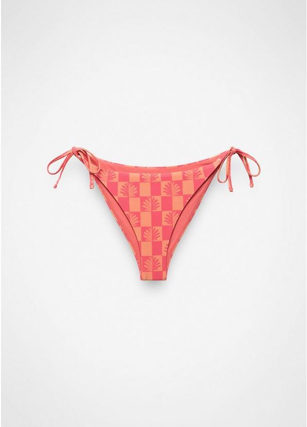 Hana Highway Swim Bottom, Color: Guava Pop Checker, image 1
