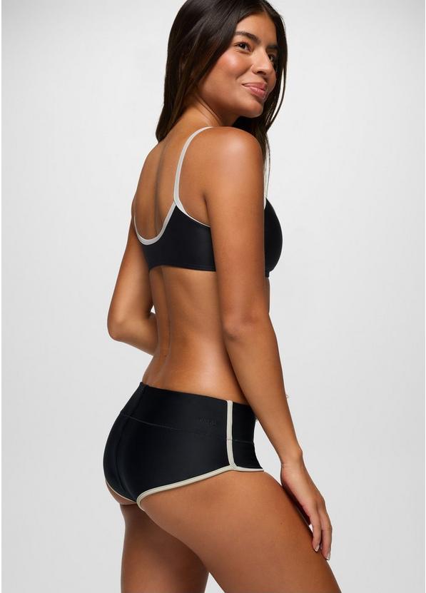 Tropic Kiss Hipster Swim Bottom, Color: Black, image 4