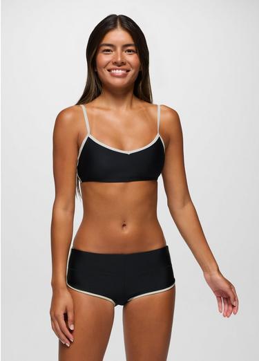 Tropic Kiss Hipster Swim Bottom, Color: Black, image 2