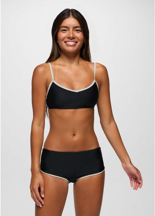 Tropic Kiss Hipster Swim Bottom, Color: Black, image 2