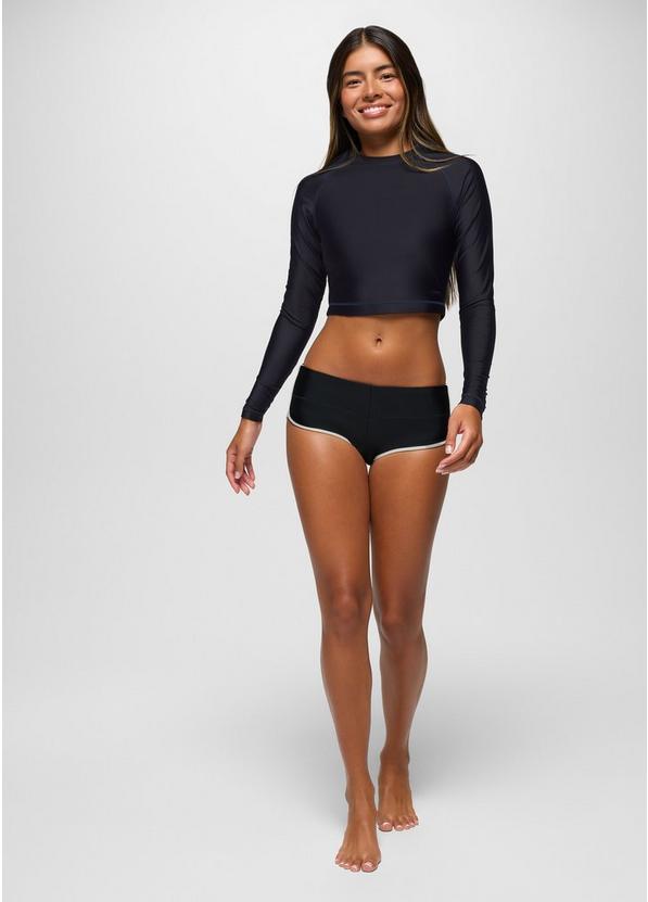 Tropic Kiss Hipster Swim Bottom, Color: Black, image 5