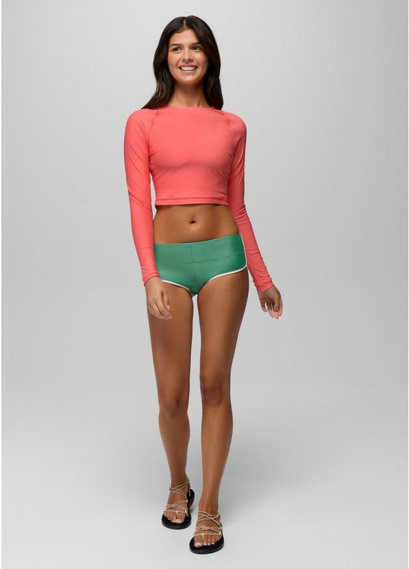 Tropic Kiss Hipster Swim Bottom, Color: Jade, image 6