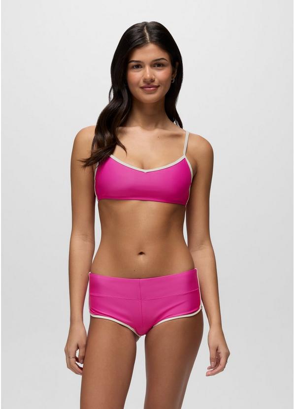 Tropic Kiss Hipster Swim Bottom, Color: Berry Beam, image 5