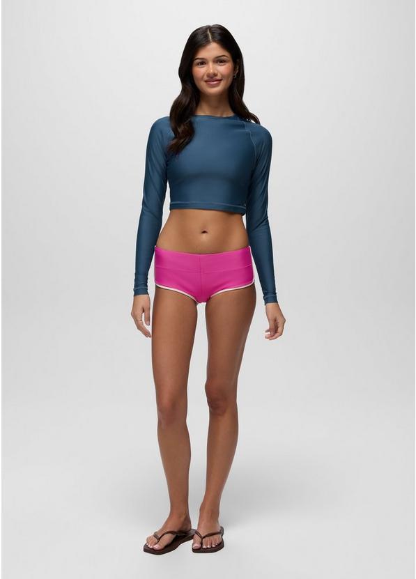 Tropic Kiss Hipster Swim Bottom, Color: Berry Beam, image 6