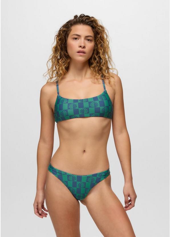 Lahari Classic Swim Bottom, Color: Bluff Blue Checker, image 5