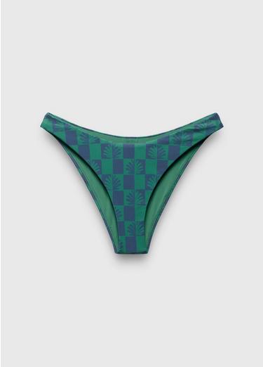 Lahari Classic Swim Bottom, Color: Bluff Blue Checker, image 5
