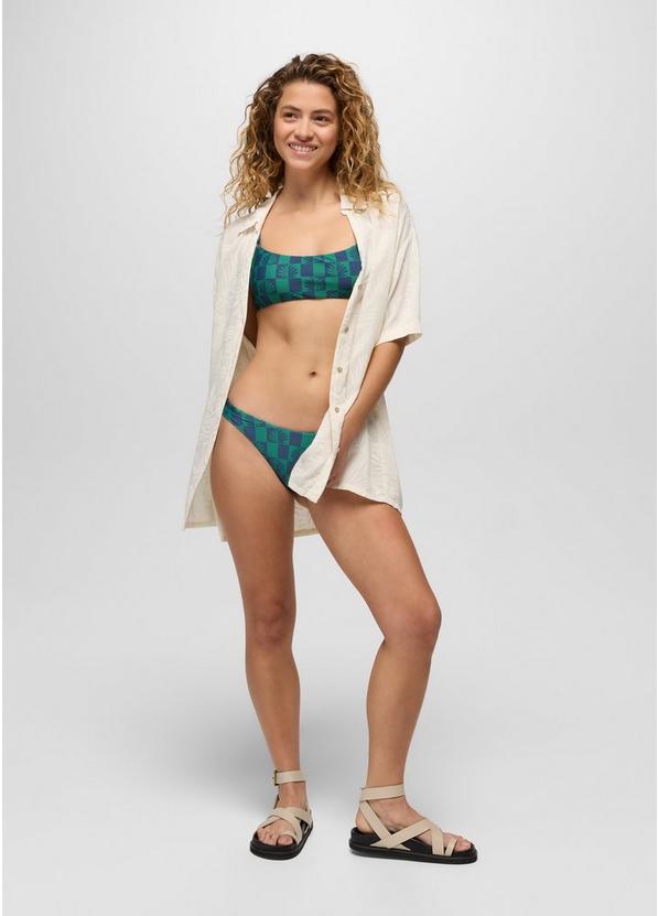 Lahari Classic Swim Bottom, Color: Bluff Blue Checker, image 6