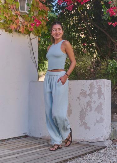 Hideaways Pant, Color: Saltwater, image 4