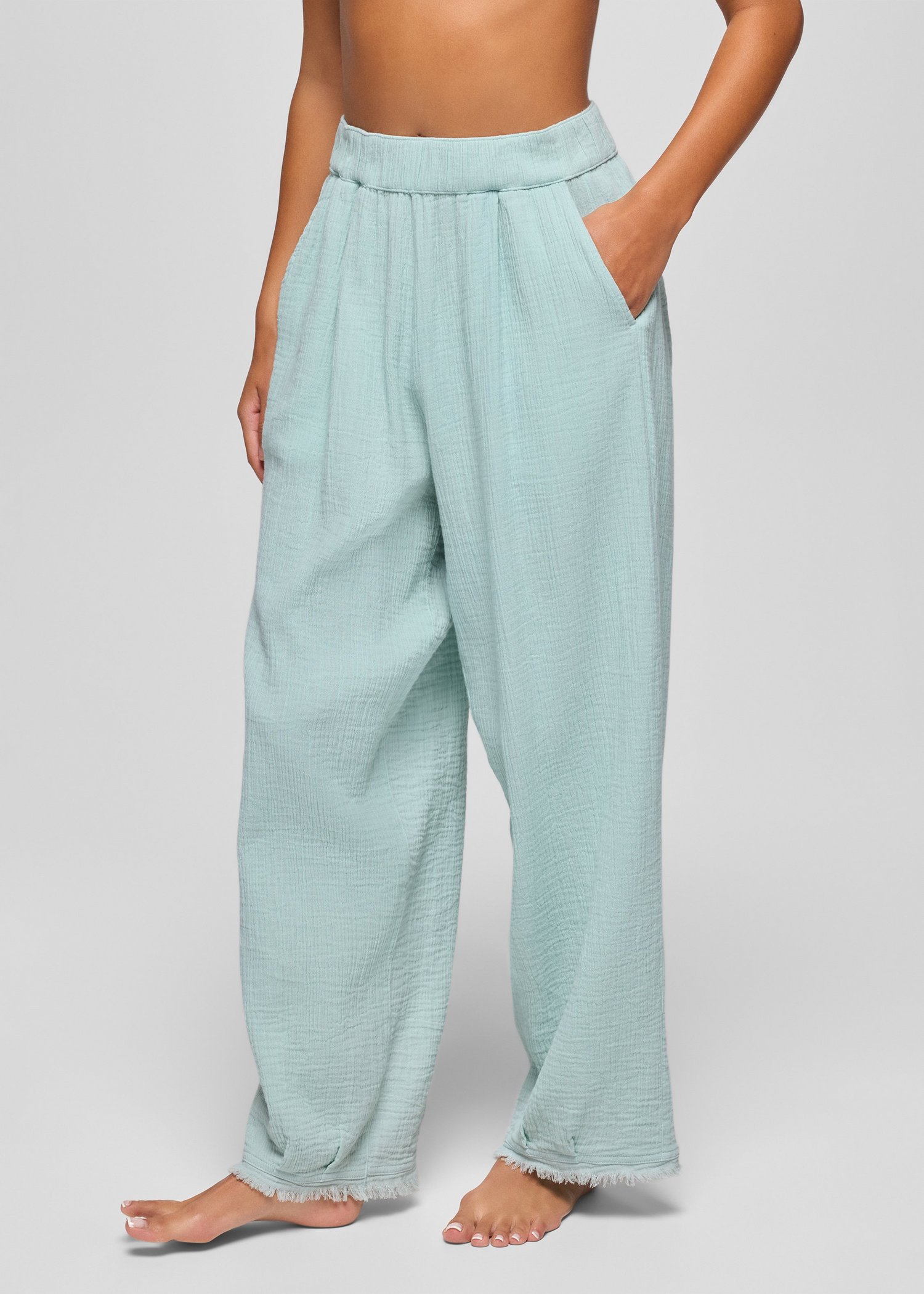 Womens prAna Hideaways Pant - Saltwater