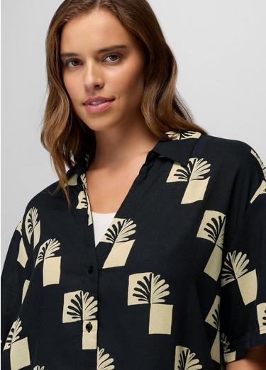 The Bahamas Top, Color: Black Checks Mate, image 3