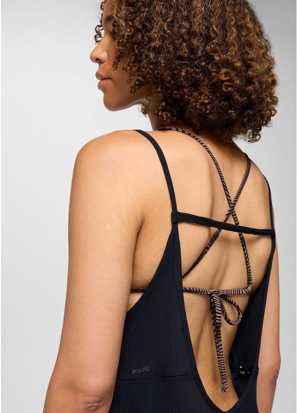 Fernie V-Neck Romper, Color: Black, image 4