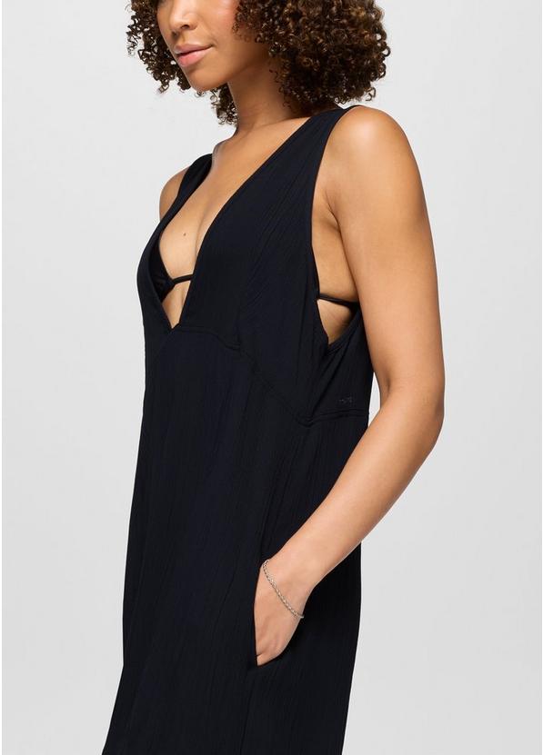 Fernie V-Neck Mini Dress, Color: Black, image 4