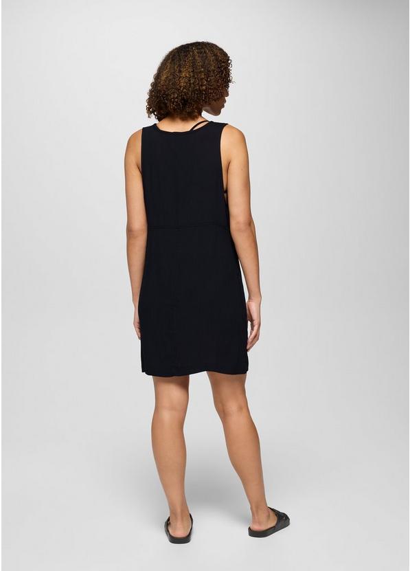 Fernie V-Neck Mini Dress, Color: Black, image 2