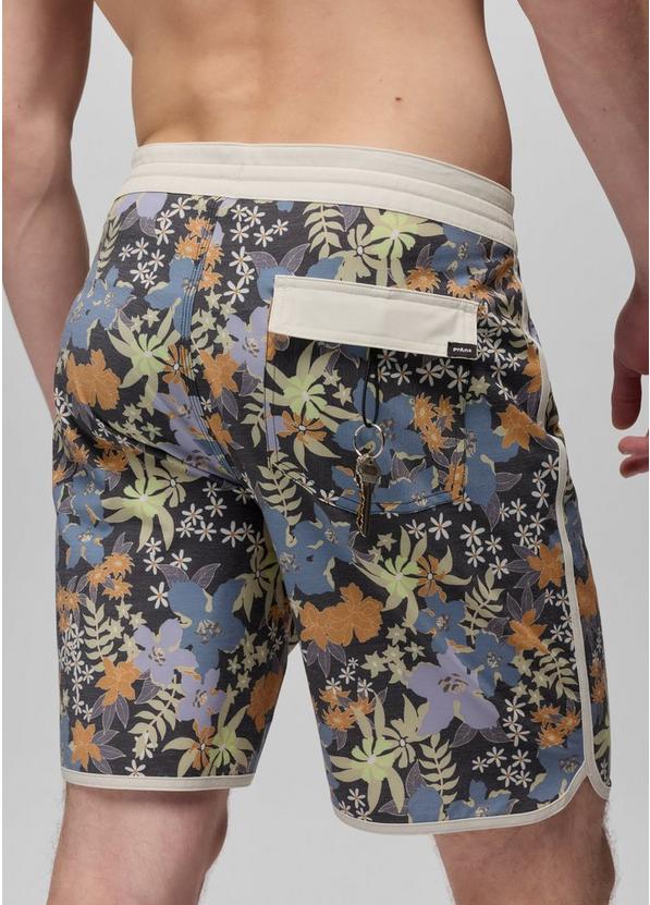 prAna Vintage Boardshort, Color: Black Summer Nights, image 4