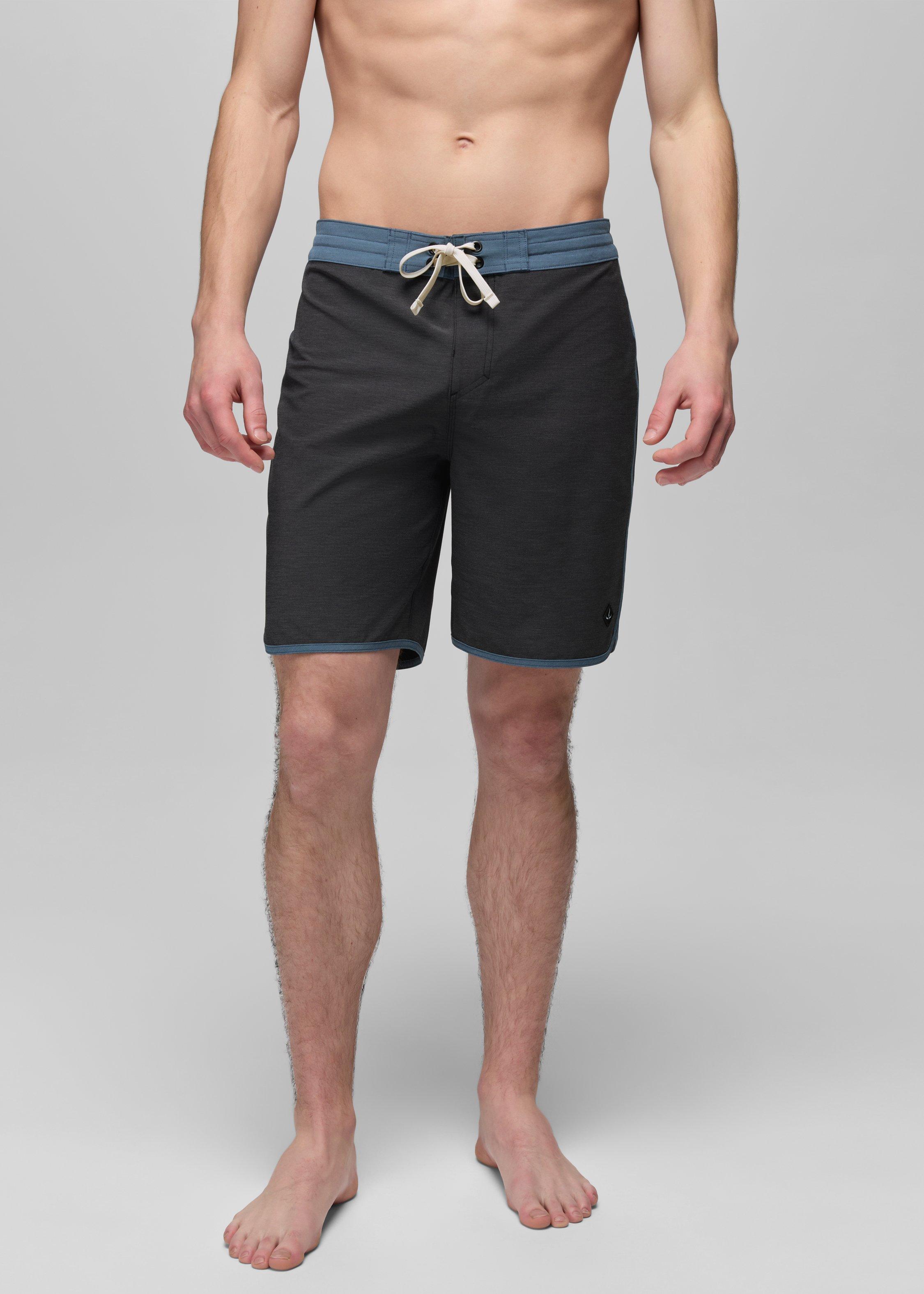 Mens prAna Vintage Boardshort - Black