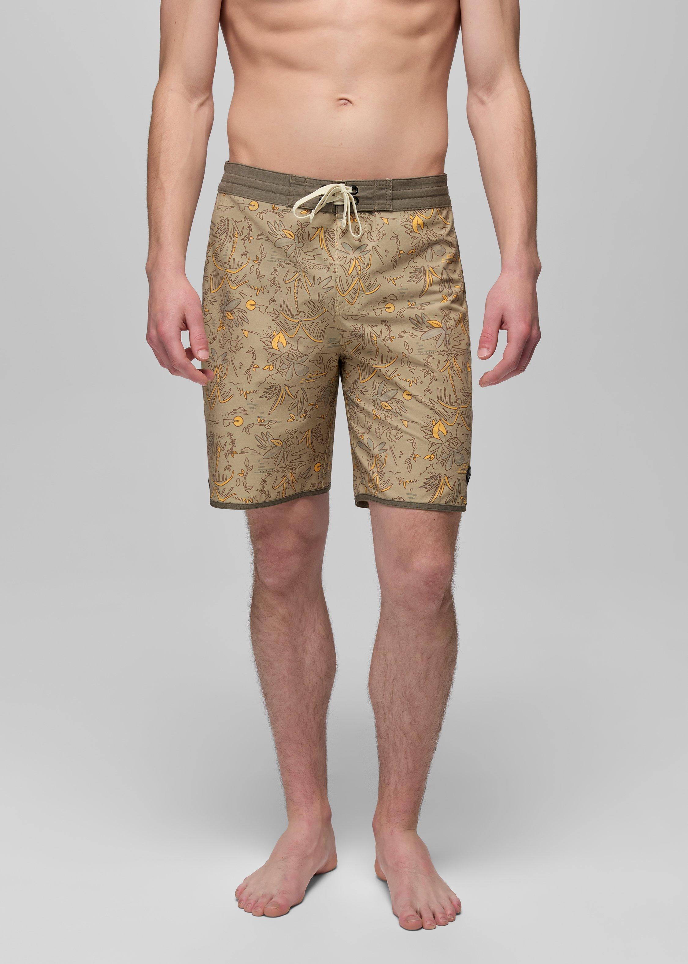 Mens prAna Vintage Boardshort - Sandbar Vacation