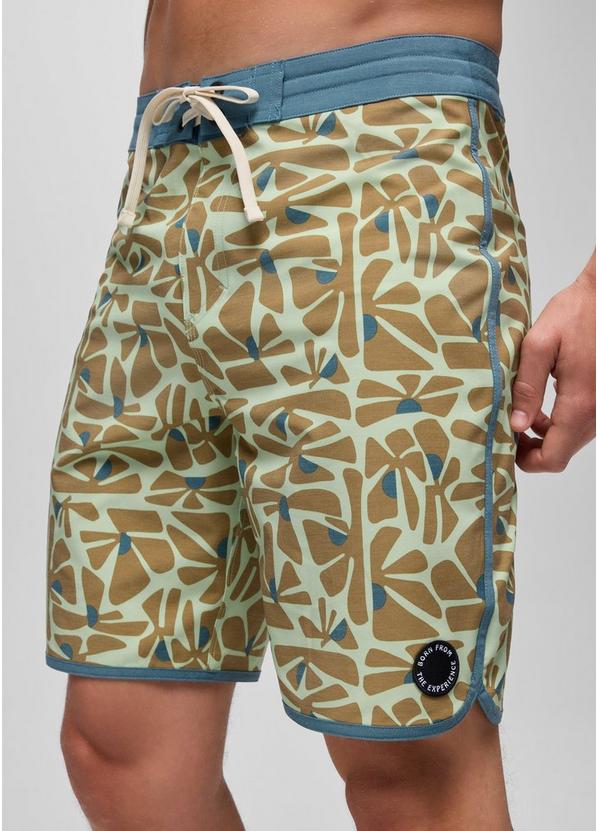 Prana Vintage Boardshort, Color: Bio Mint Retro Bloom, image 7