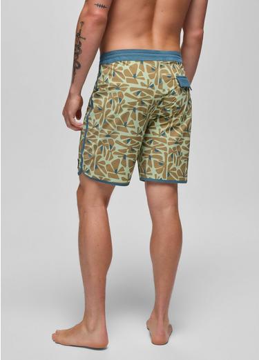 prAna Vintage Boardshort, Color: Bio Mint Retro Bloom, image 2