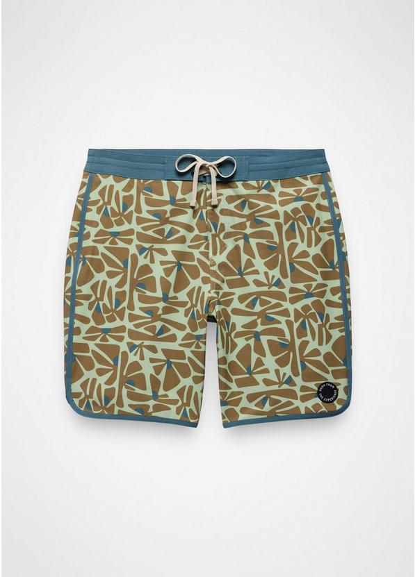 Prana Vintage Boardshort, Color: Bio Mint Retro Bloom, image 8