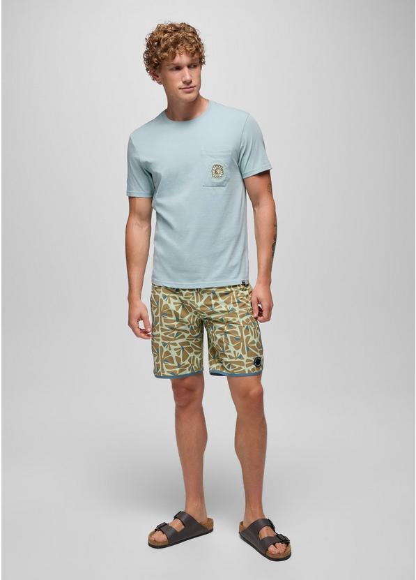 Prana Vintage Boardshort, Color: Bio Mint Retro Bloom, image 6